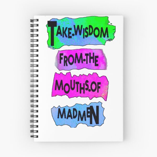 Item preview, The wisdom of madmen designed and sold by MrAbde.