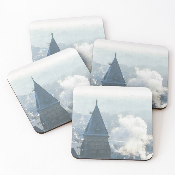 Item preview, Germany; Bremen; Winter; hoarfrost; Roofs; Quarter; Ostertor district; Houses designed and sold by Torsten Krüger.