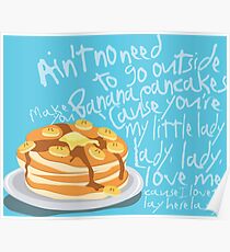 Banana Pancakes Poster