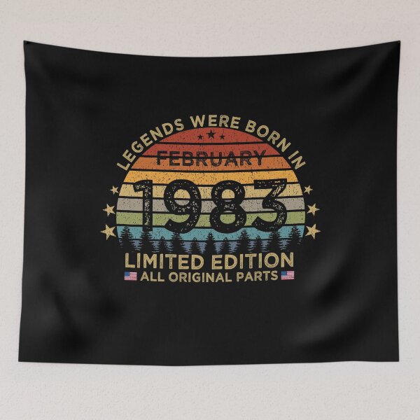 Item preview, Legends Were Born In February 1983 Limited Edition Patriotic designed and sold by cssdru.