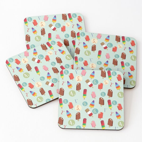 Artikelvorschau, Retro Eis Lolly Summer Design Mintgrün entworfen und verkauft von Frankie@ BritishMadeGifts.