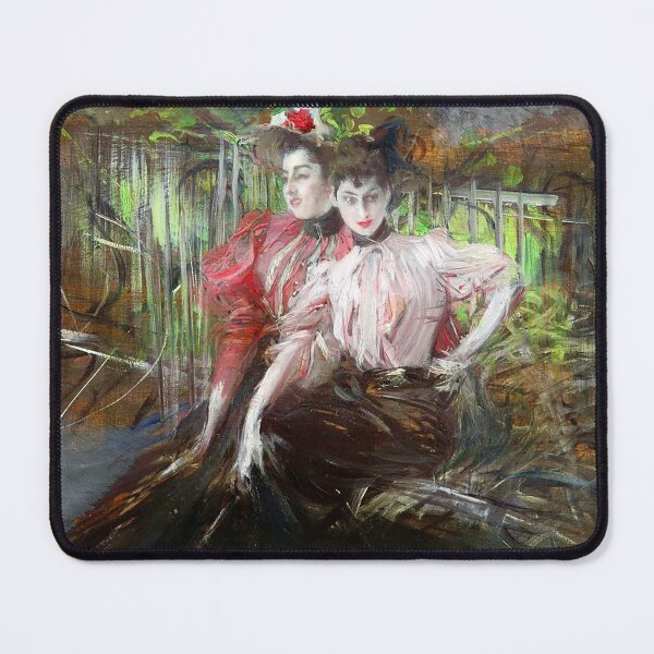 Item preview, Two women sitting by Giovanni Boldini designed and sold by RickE.