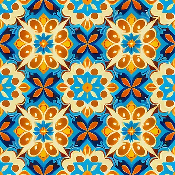 Vorschaubild zum Design Flat Coarse Traditional Pattern Digital Painting von CodeAndColors