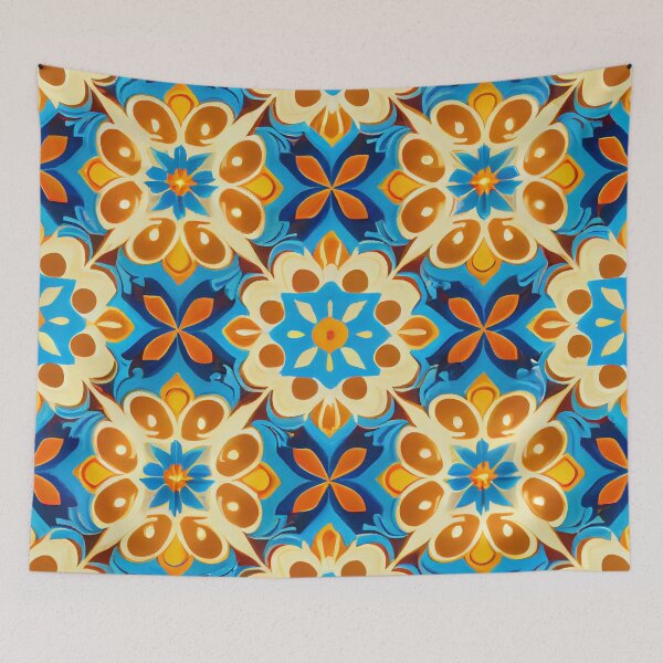 Item preview, Flat Coarse Traditional Pattern Digital Painting designed and sold by CodeAndColors.