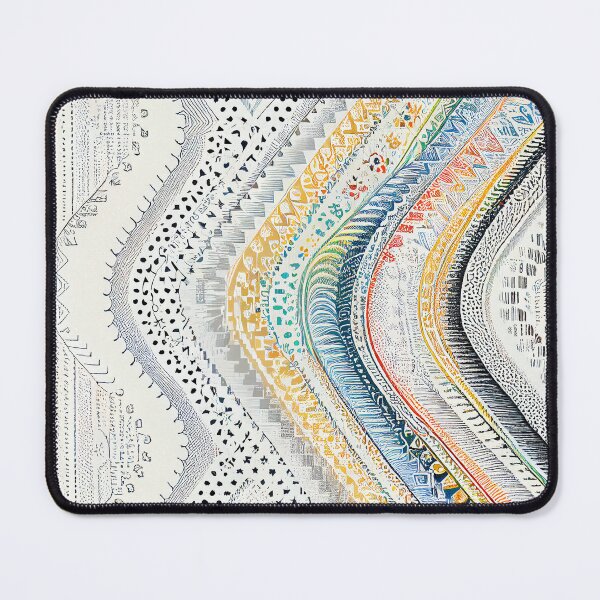 Item preview, White Rainbow Muted Western Pattern Digital Painting designed and sold by CodeAndColors.