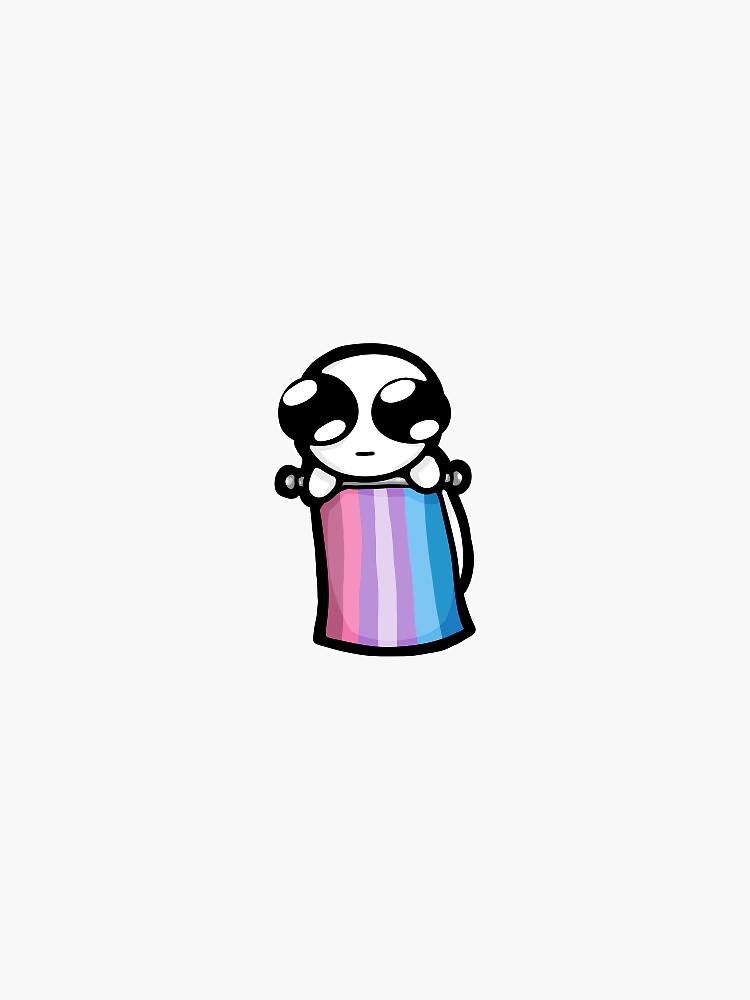 TBH creature / yippee / autism creature bigender pride flag Sticker for  Sale by sebritz