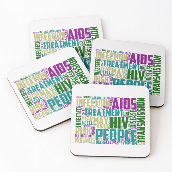 Item preview, AIDS, treatment, HIV, people, symptom, infected, risk, infection designed and sold by Allklassy.