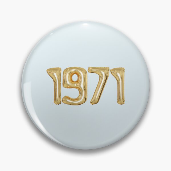 Item preview, 1971 Year Gold Foil Balloon Style designed and sold by teeworthy.