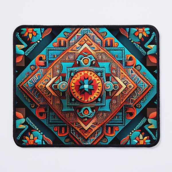 Artikelvorschau, Vibrant Brilliant Western Pattern Digital Painting entworfen und verkauft von CodeAndColors.