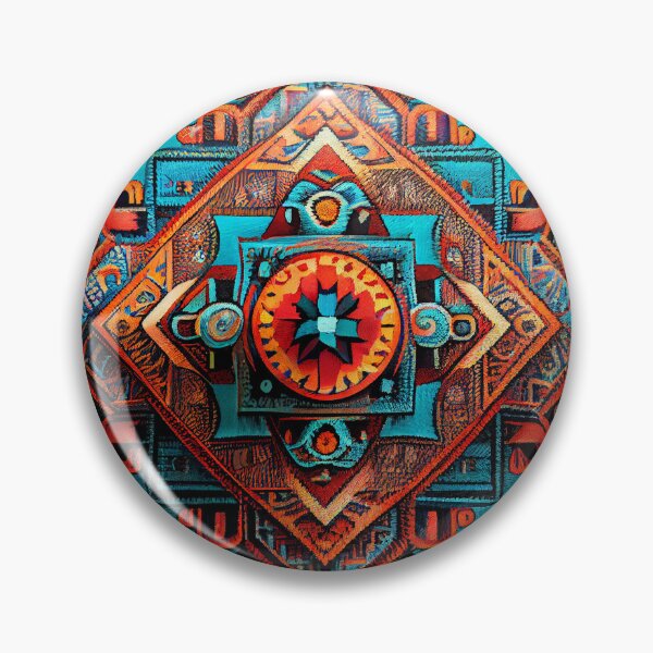 Artikelvorschau, Vibrant Brilliant Western Pattern Digital Painting entworfen und verkauft von CodeAndColors.