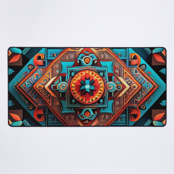 Artikelvorschau, Vibrant Brilliant Western Pattern Digital Painting entworfen und verkauft von CodeAndColors.