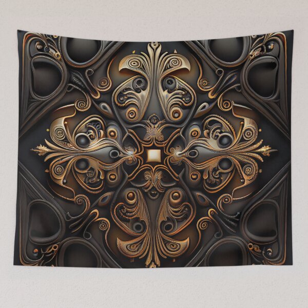 Item preview, Dark Three Dimensional Brilliant European Pattern Digital Painting designed and sold by CodeAndColors.