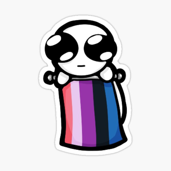 TBH creature / yippee / autism creature bigender pride flag Sticker for  Sale by sebritz