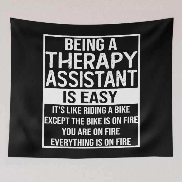 Item preview, Funny therapy assistant saying: being a therapy assistant is easy therapy assistant gifts designed and sold by alaechamlal.