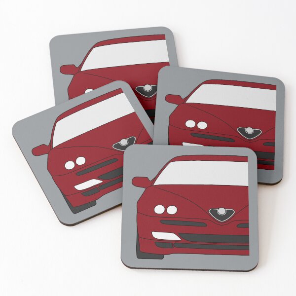 Item preview, Alfa Romeo GTV Spider Type 916 bordeaux color designed and sold by EdimDesign.