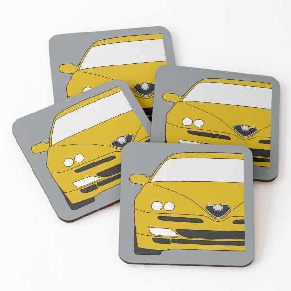 Item preview, Alfa Romeo GTV Spider Type 916 gold color designed and sold by EdimDesign.