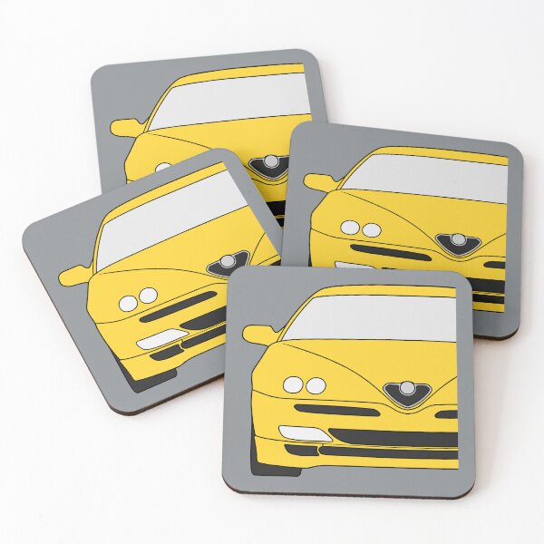 Item preview, Alfa Romeo GTV Spider Type 916 yellow color designed and sold by EdimDesign.