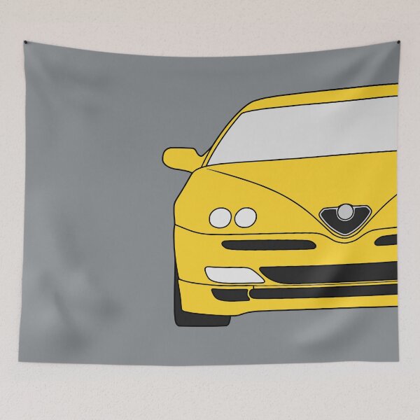 Item preview, Alfa Romeo GTV Spider Type 916 yellow color designed and sold by EdimDesign.