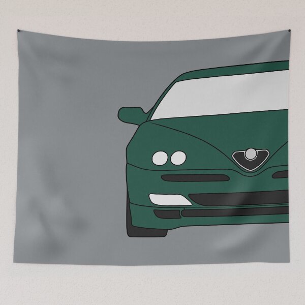 Item preview, Alfa Romeo GTV Spider Type 916 tropic green color designed and sold by EdimDesign.