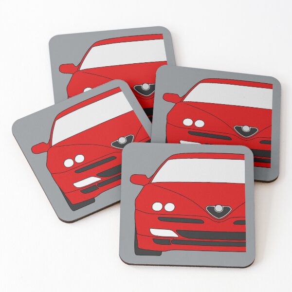 Item preview, Alfa Romeo GTV Spider Type 916 red color designed and sold by EdimDesign.
