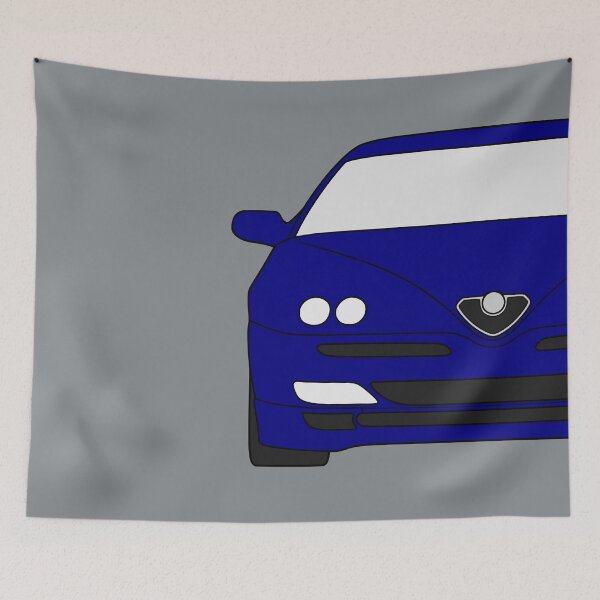 Item preview, Alfa Romeo GTV Spider Type 916 blue color designed and sold by EdimDesign.