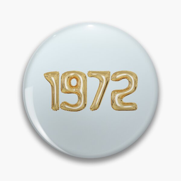 Item preview, 1972 Year Gold Foil Balloon Style designed and sold by teeworthy.