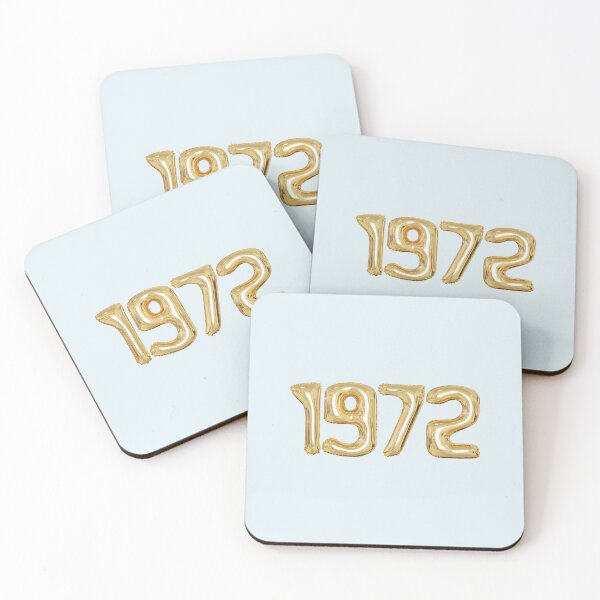 Item preview, 1972 Year Gold Foil Balloon Style designed and sold by teeworthy.