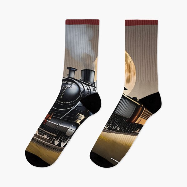 Item preview, Train in action, full moon designed and sold by REALDesign-Shop.