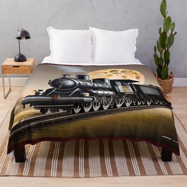 Item preview, Train in action, full moon designed and sold by REALDesign-Shop.