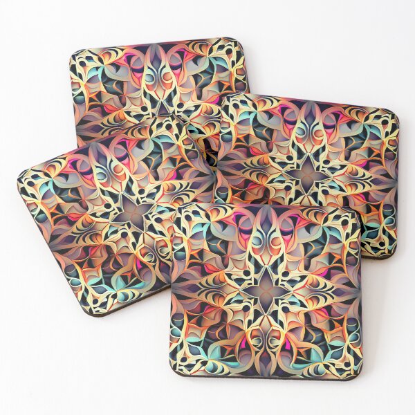 Item preview, Soft Beautiful Modern Pattern Digital Painting designed and sold by CodeAndColors.
