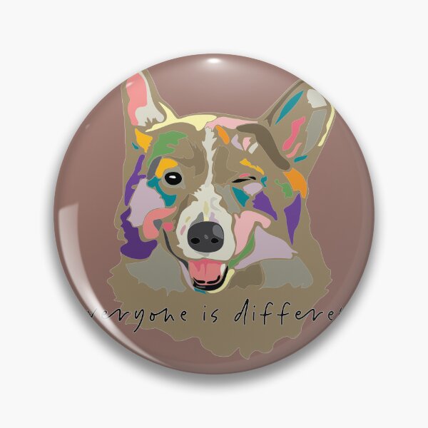 Item preview, everyone is different_wink dog_c10 designed and sold by Mimi Huang.