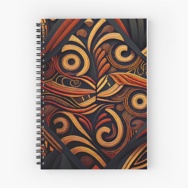Item preview, Contemporary Fine Aggressive African Pattern Digital Painting designed and sold by CodeAndColors.