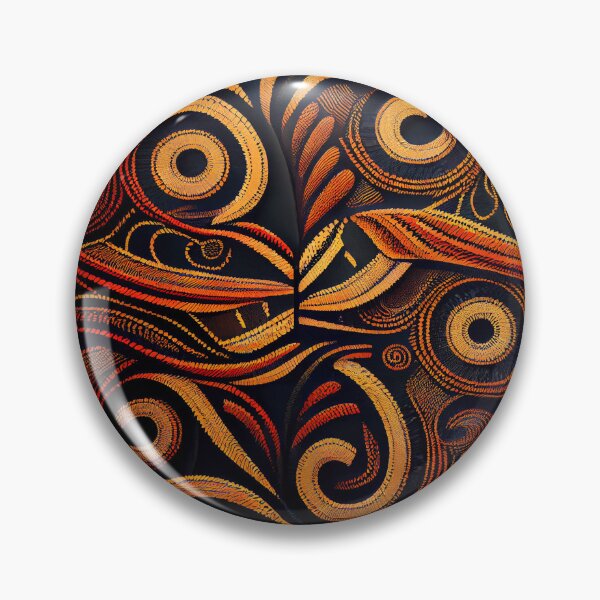 Artikelvorschau, Contemporary Fine Aggressive African Pattern Digital Painting entworfen und verkauft von CodeAndColors.
