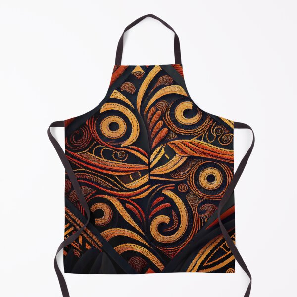 Item preview, Contemporary Fine Aggressive African Pattern Digital Painting designed and sold by CodeAndColors.