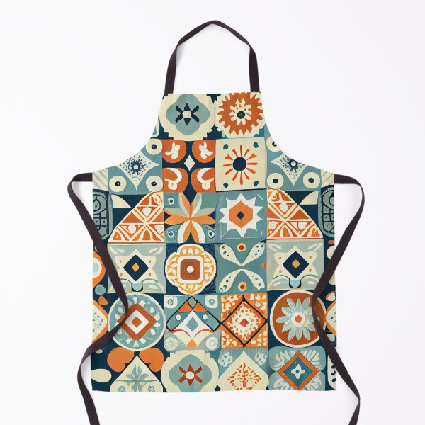 Artikelvorschau, Mosiac Cute Detailed Scandinavian Pattern Digital Painting entworfen und verkauft von CodeAndColors.
