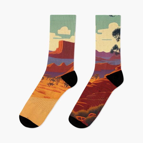 Item preview, Australian vector outback illustration designed and sold by RK - Shop.