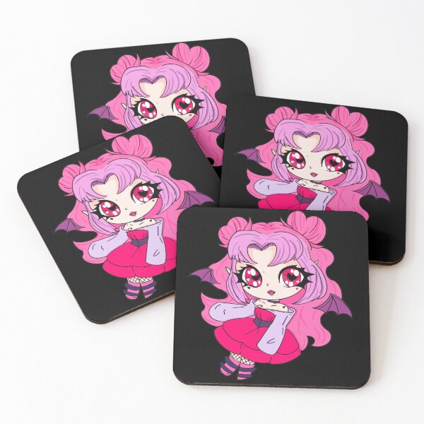 Item preview, chibi pink vampire designed and sold by Beelixir.