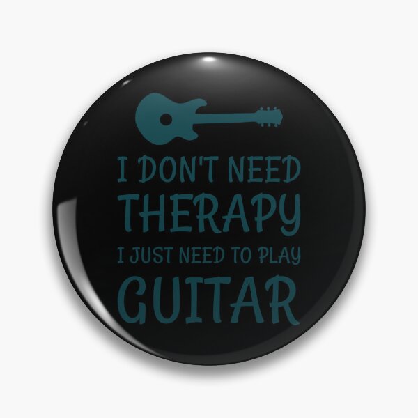 Item preview, I Don't Need Therapy I Just Need To Play Guitar Guitarist Gift Sticker designed and sold by saelihuyghem.