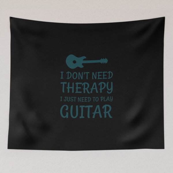 Item preview, I Don't Need Therapy I Just Need To Play Guitar Guitarist Gift Sticker designed and sold by saelihuyghem.