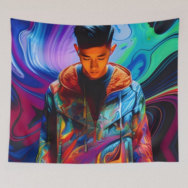 Artikelvorschau, Psychedelisches Farbdesign entworfen und verkauft von REALDesign-Shop.