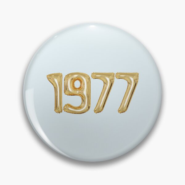 Item preview, 1977 Year Gold Foil Balloon Style designed and sold by teeworthy.