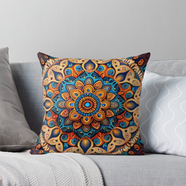 Item preview, Mosiac Explosive Bohemian Pattern Digital Painting designed and sold by CodeAndColors.