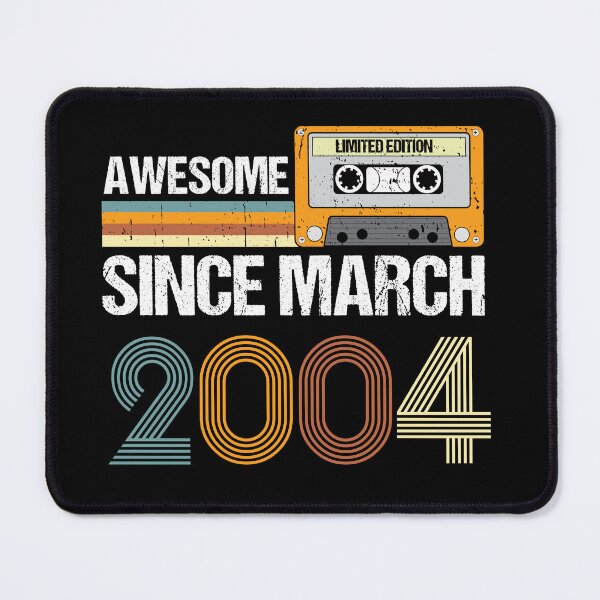 Item preview, Awesome Since March 2004 | 19th Birthday Gifts | 19 Years Old Gifts designed and sold by AMINE ★★★★★.