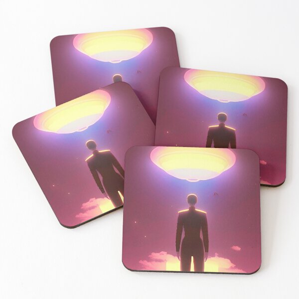 Item preview, Cool UFO art. Colorful vibrant alien art. designed and sold by Neo-Expression.
