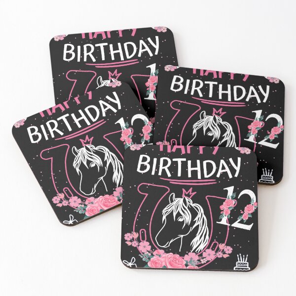 Item preview, Horse Birthday - Girls Horseback Riding Horseshoes designed and sold by Shirt-Designs.