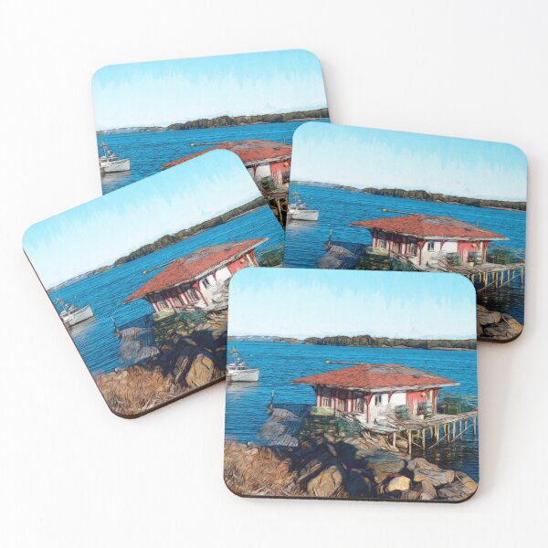 Item preview, Little Red Lobster Shack designed and sold by Finding Fortuity.