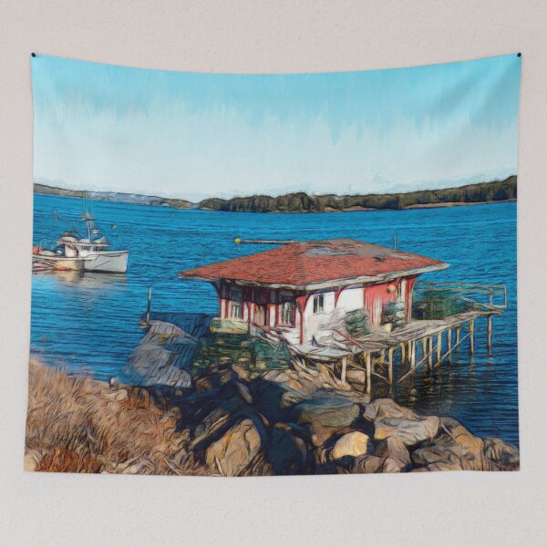 Item preview, Little Red Lobster Shack designed and sold by Finding Fortuity.