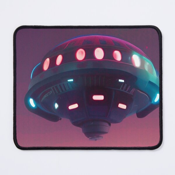Item preview, Cool UFO art. Colorful vibrant alien art. designed and sold by Neo-Expression.