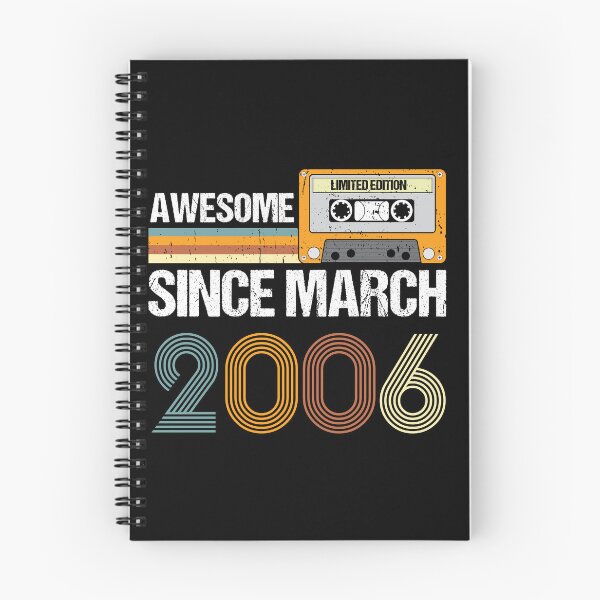 Item preview, Awesome Since March 2006 | 17th Birthday Gifts | 17 Years Old Gifts designed and sold by AMINE  ★★★★★.