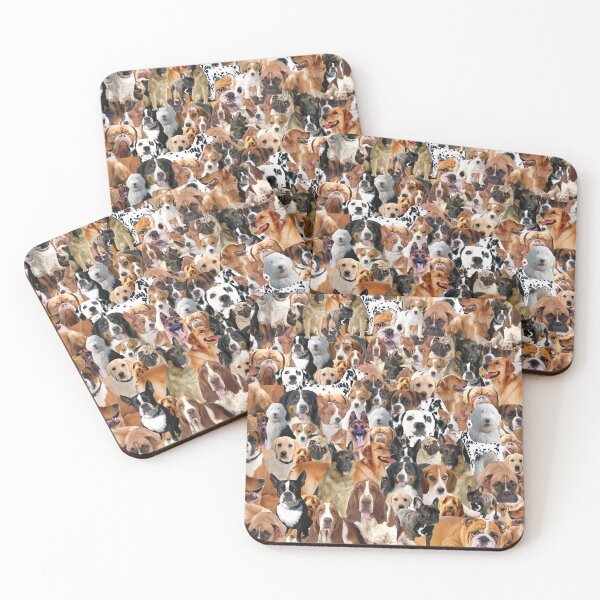 Item preview, Dogs All Over Different Breed Dog Montage Design designed and sold by Frankie@ BritishMadeGifts.